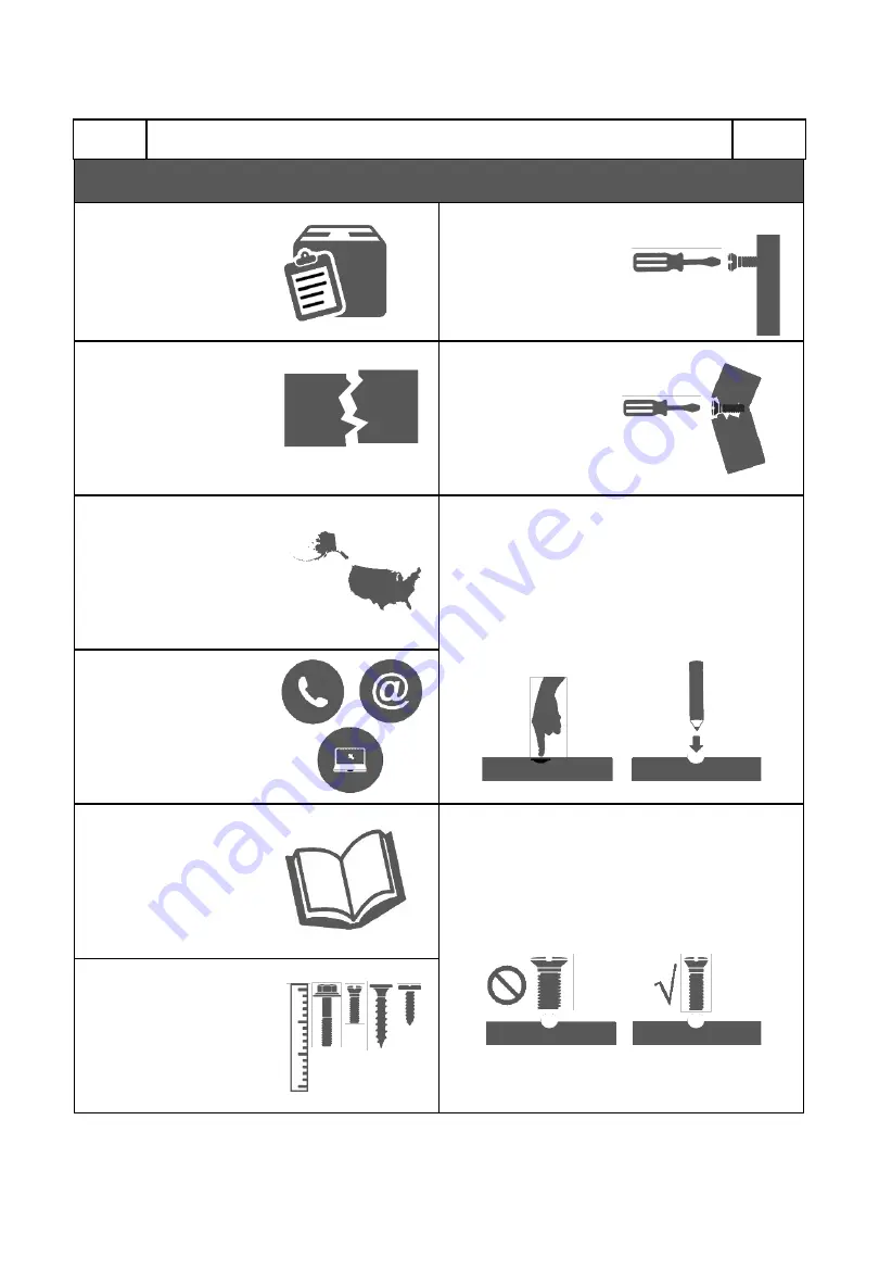 RTA Techni Mobili RTA-3992D Assembly Instructions Manual Download Page 4