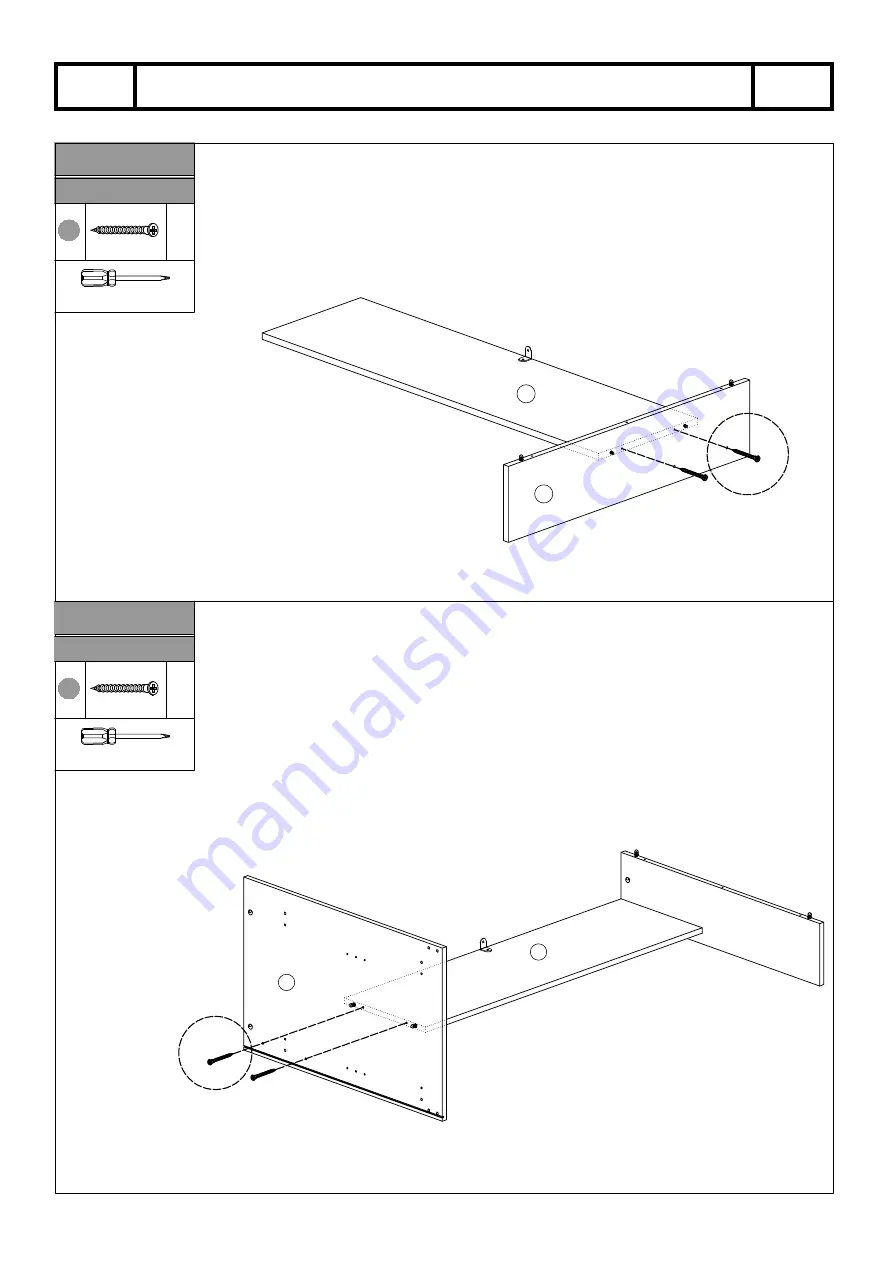 RTA Techni Mobili RTA-8412L Assembly Instructions Manual Download Page 12