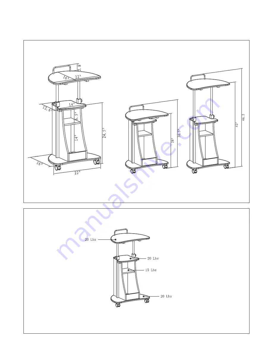 RTA TECHNI MOBILI RTA-B002 Assembly Instructions Manual Download Page 3