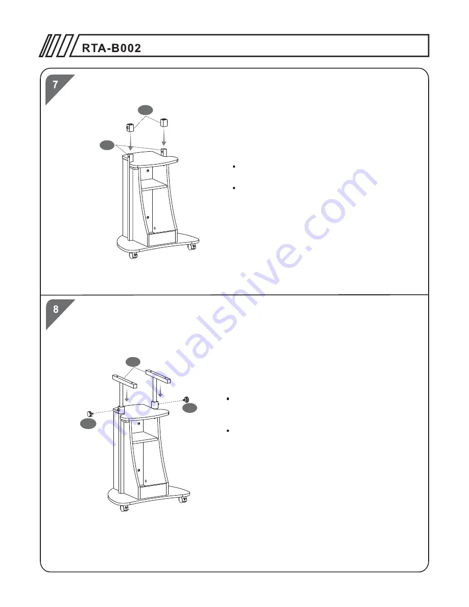 RTA TECHNI MOBILI RTA-B002 Assembly Instructions Manual Download Page 11