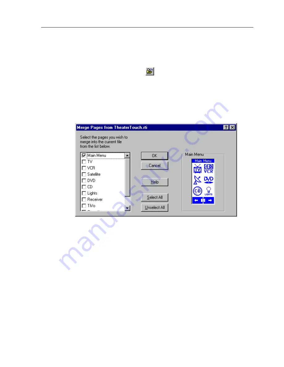 RTI TheaterTouch T2 Скачать руководство пользователя страница 42