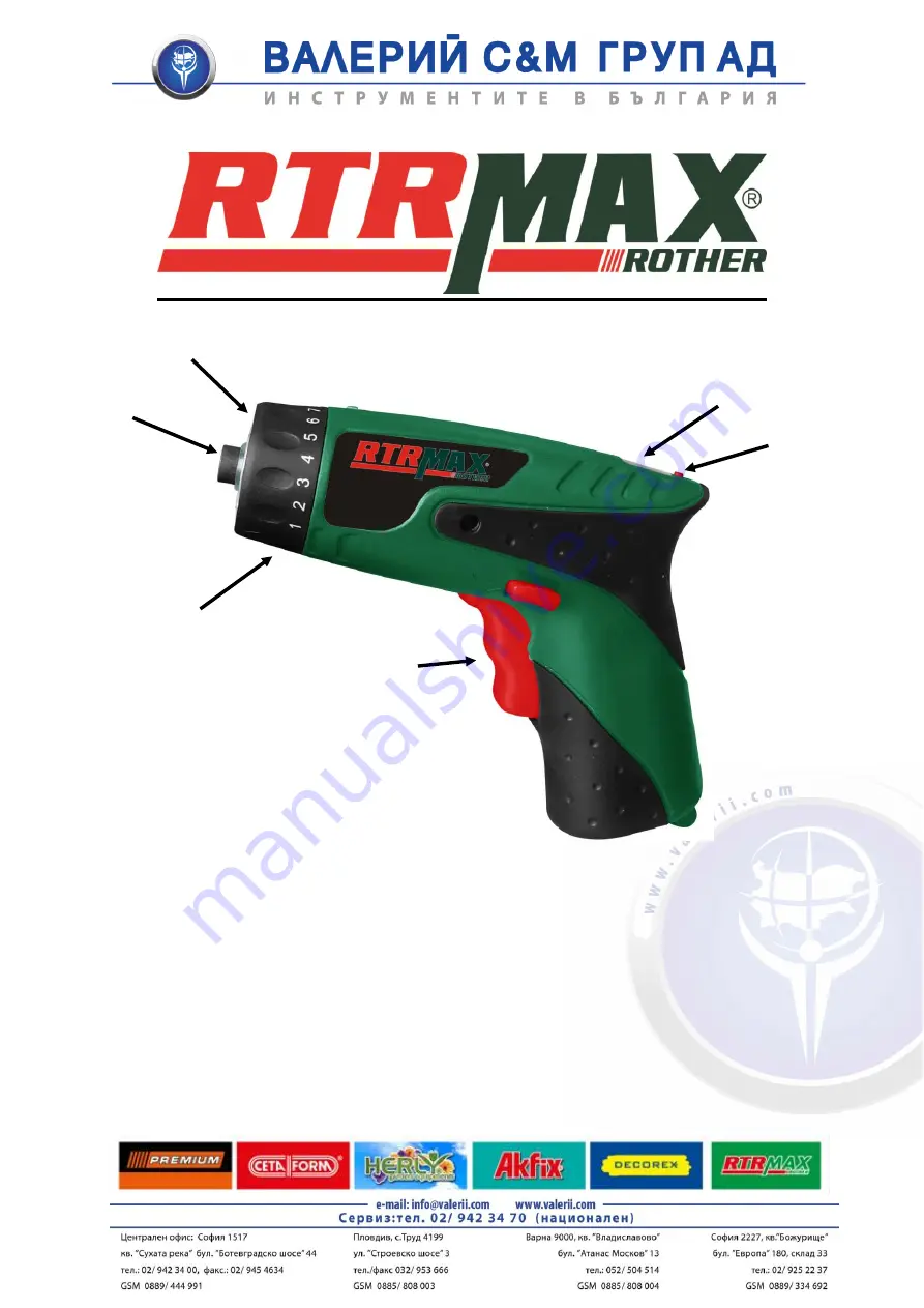 RTRMAX ROTHER RTM 306 Manual Download Page 1