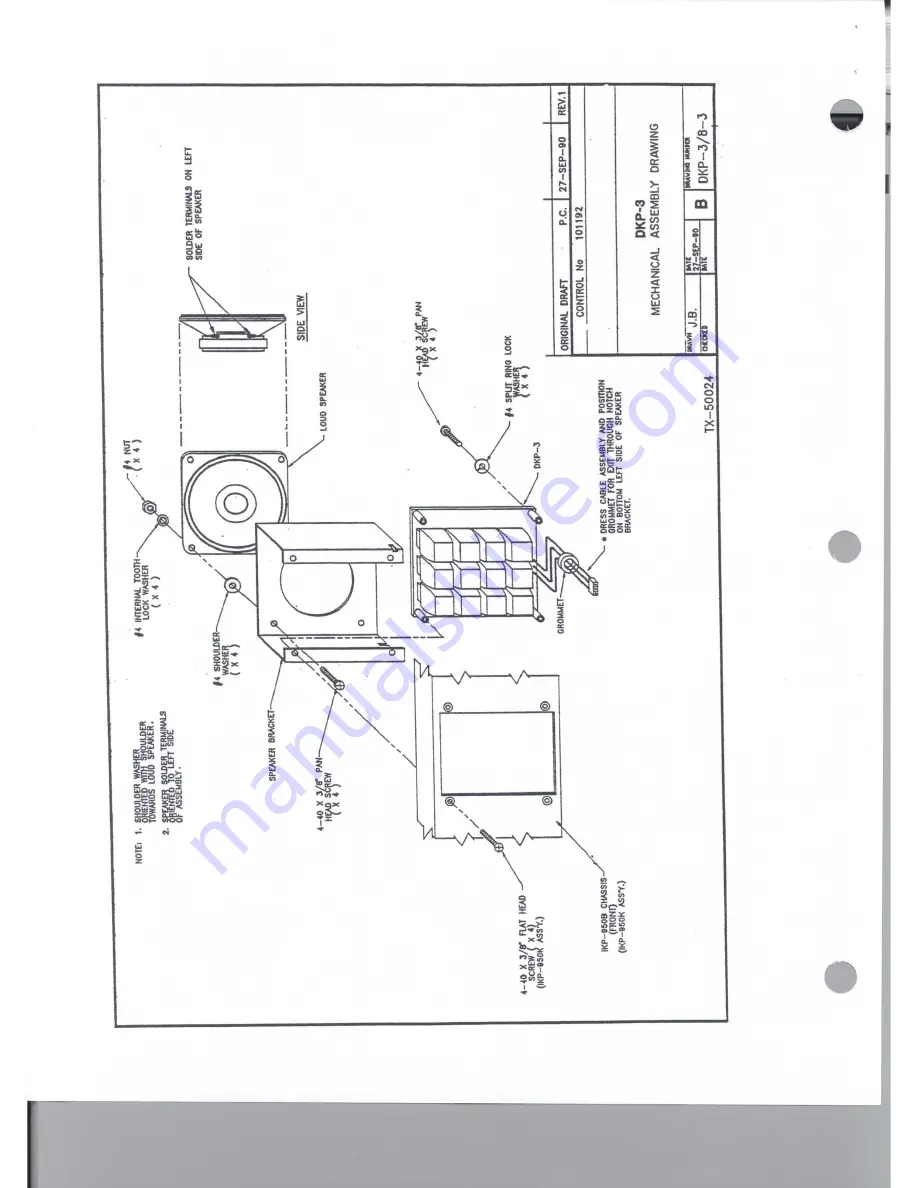 RTS EKP-96 Parts Manual Download Page 34