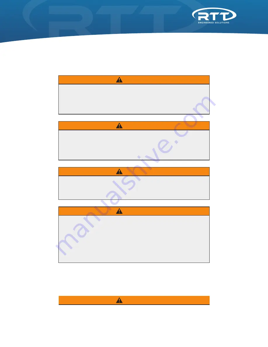 RTT Powder Booths Installation Manual Download Page 8