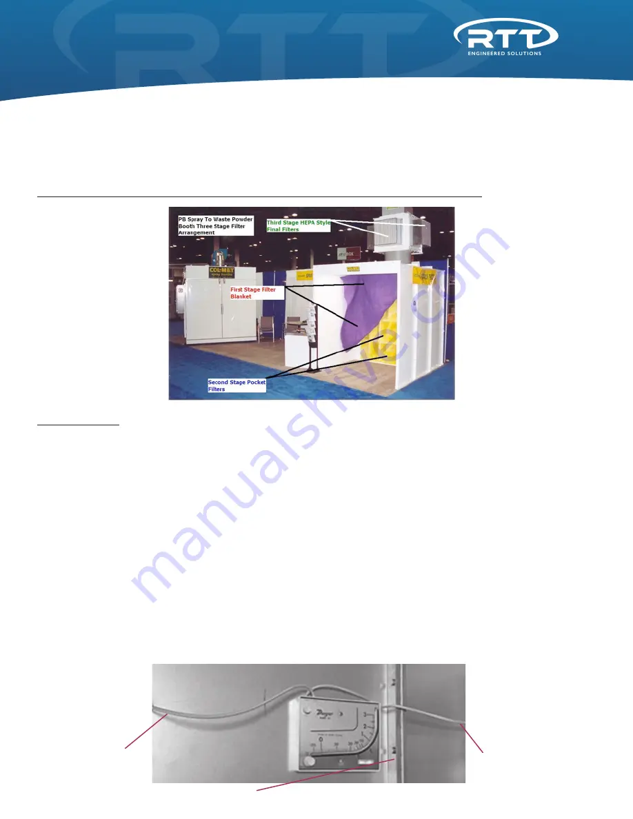 RTT Powder Booths Installation Manual Download Page 13