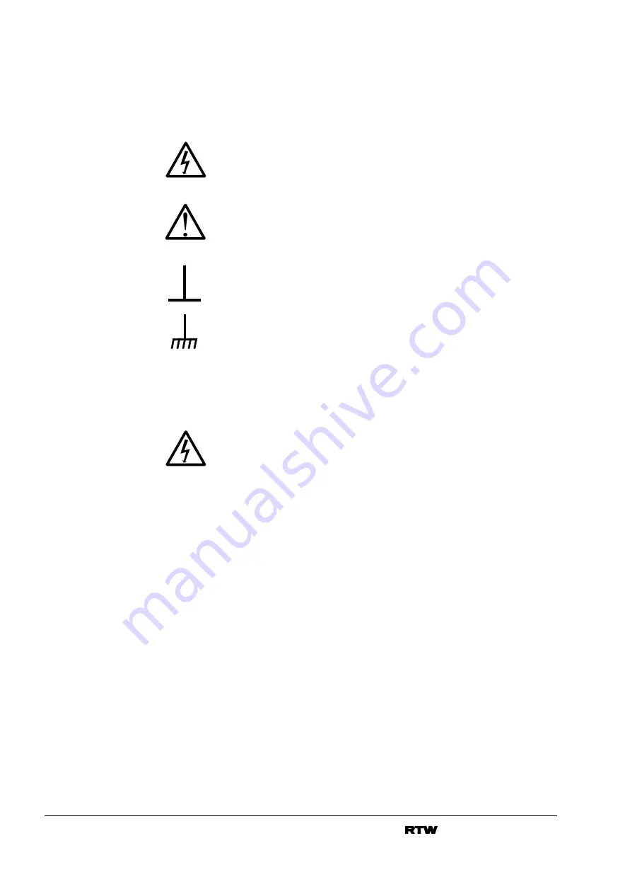 RTW 1204A Operating Manual Download Page 20