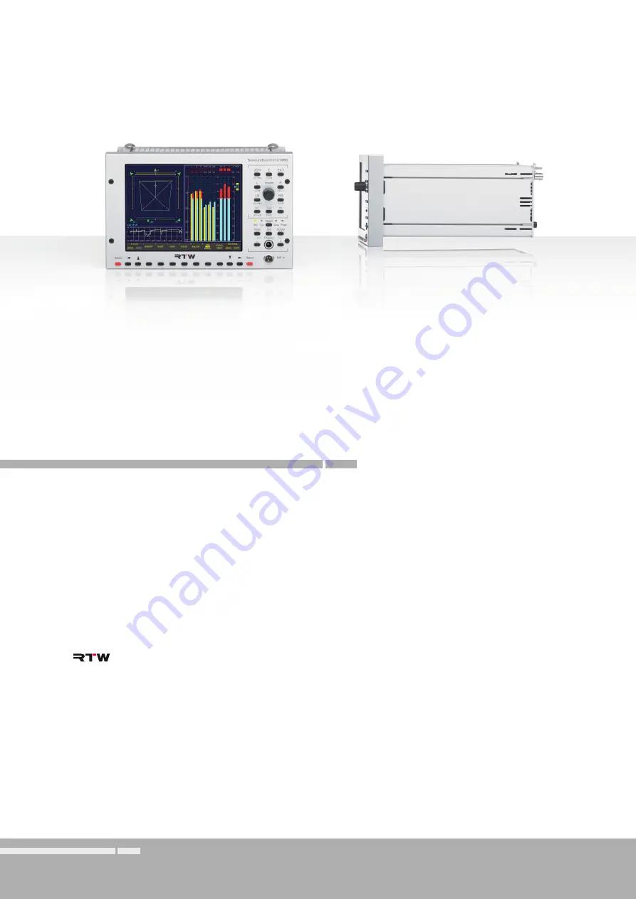 RTW SurroundControl 31960 Series Manual Download Page 4