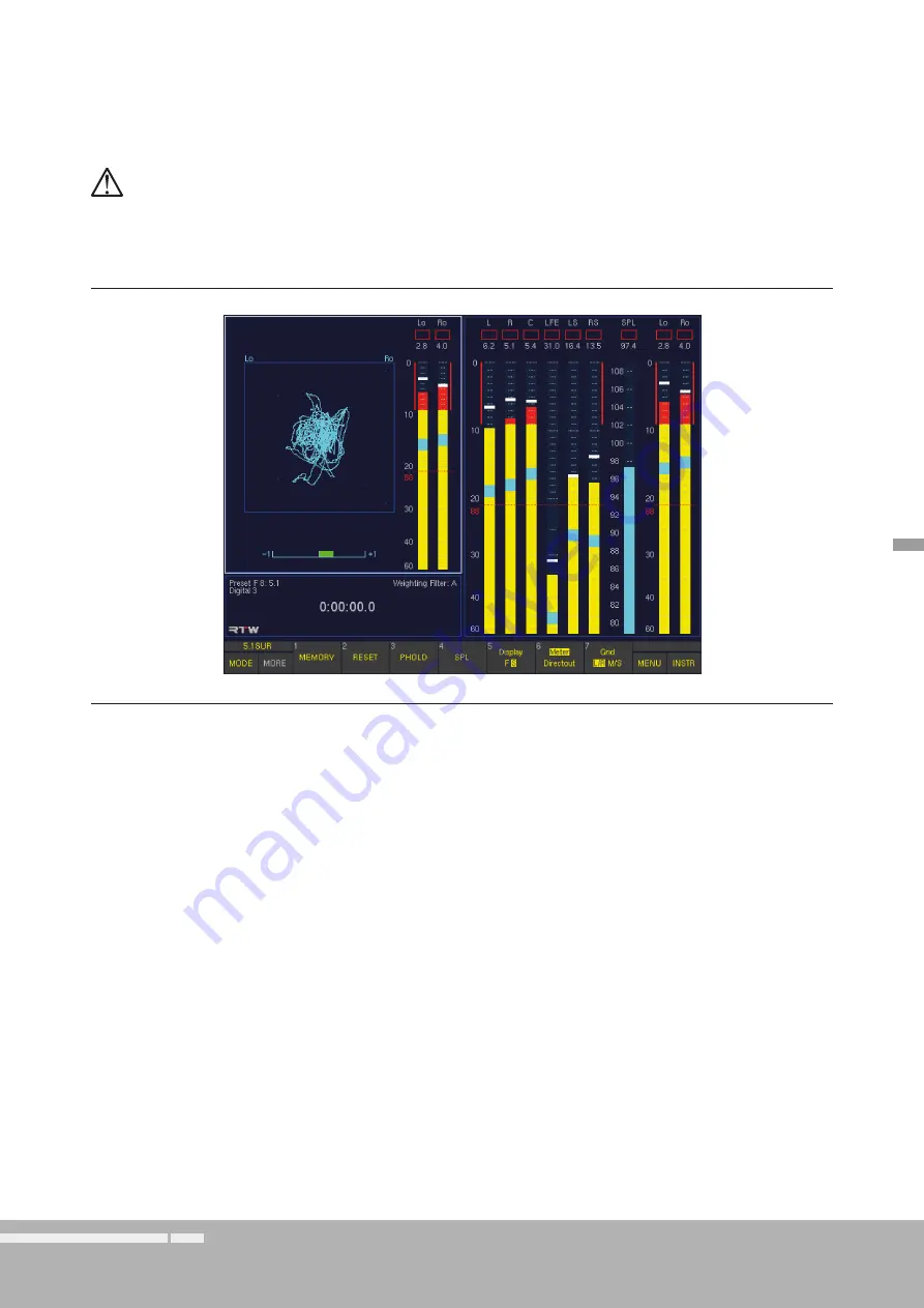 RTW SurroundMonitor 11900 Series Manual Download Page 69