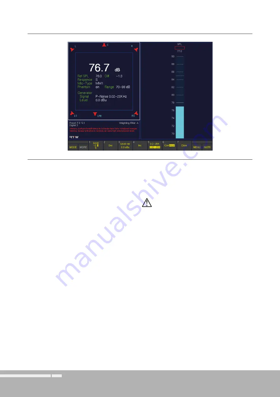 RTW SurroundMonitor 11900 Series Скачать руководство пользователя страница 74