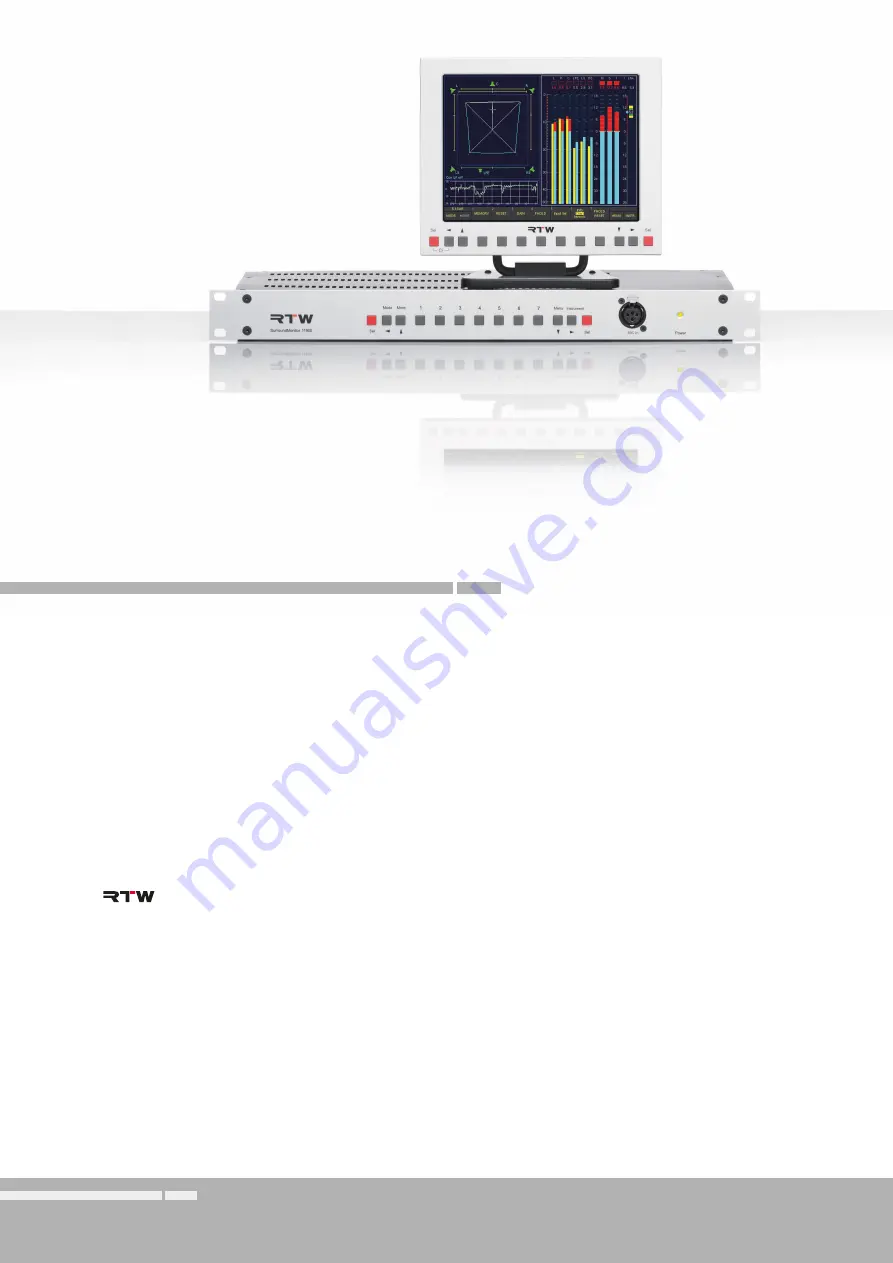 RTW SurroundMonitor 11900 Series Manual Download Page 192