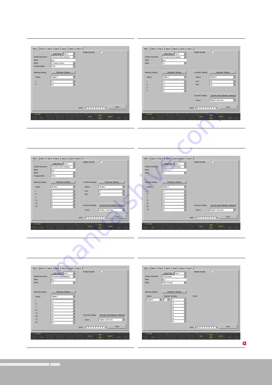 RTW SurroundMonitor 11900 Series Manual Download Page 294