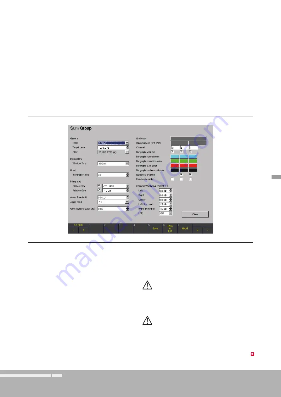 RTW SurroundMonitor 11900 Series Manual Download Page 319