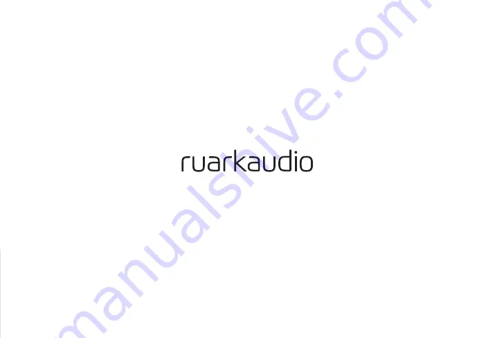 RuarkAudio R2 mk4 User Manual Download Page 1