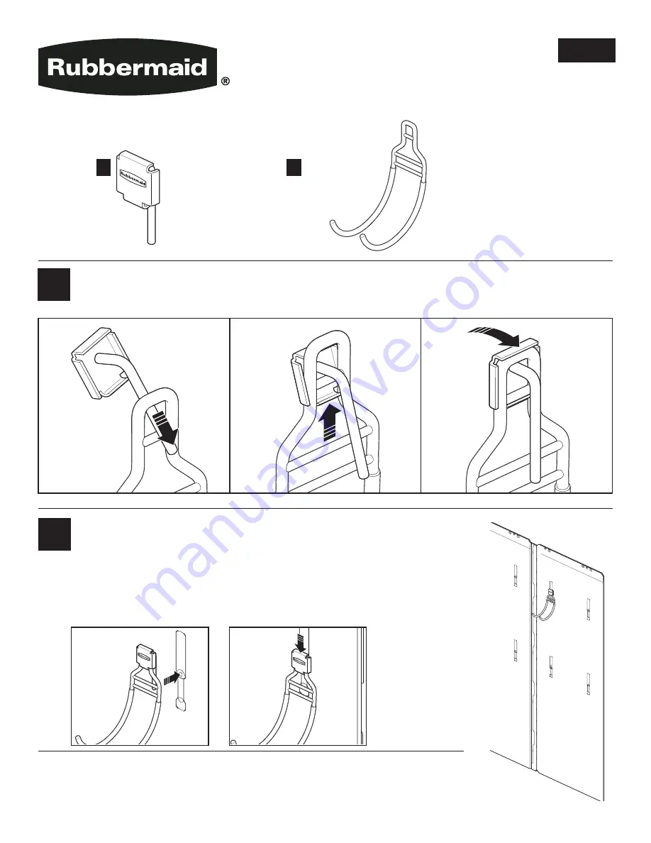 Rubbermaid 1M89 Assembly Instructions Download Page 1