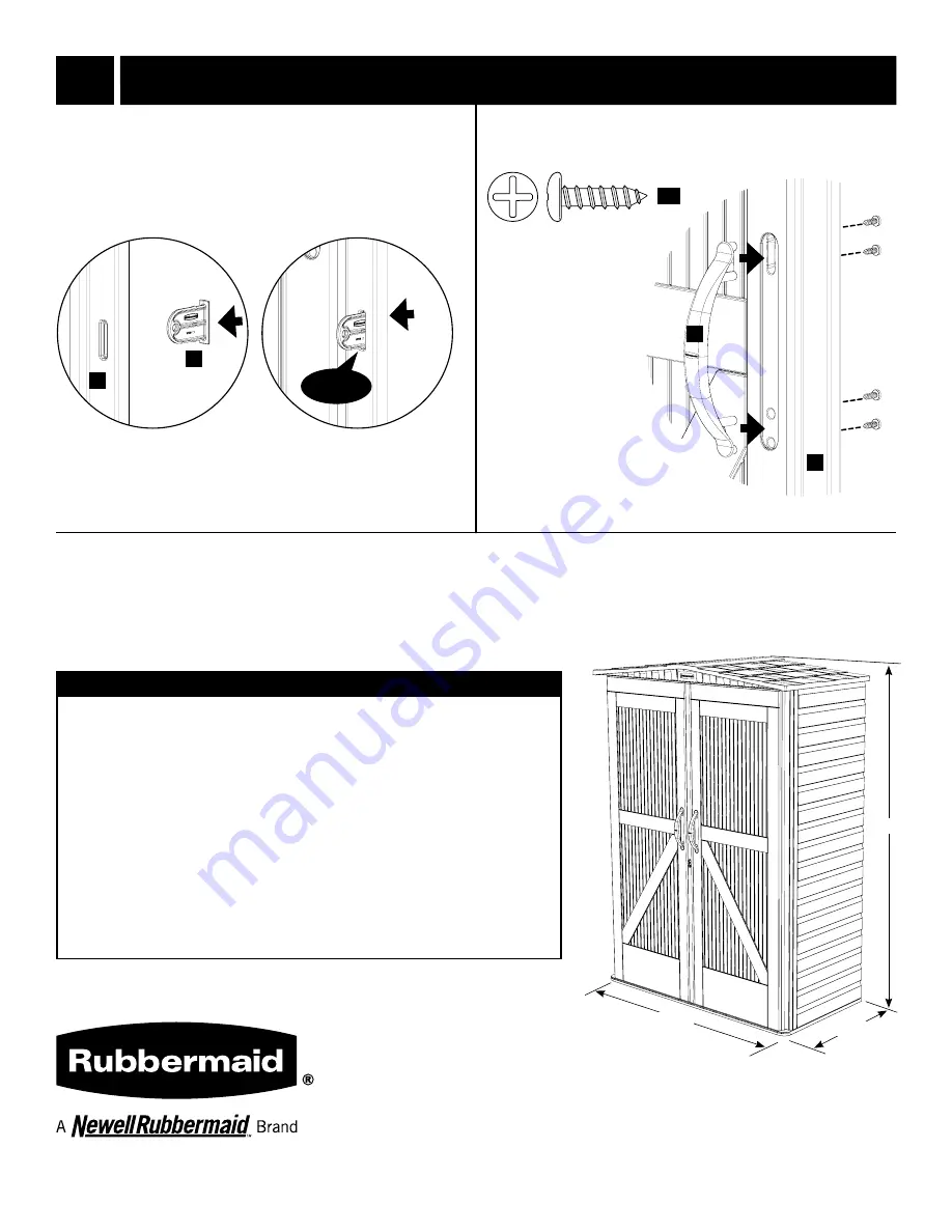 Rubbermaid 1W19 Manual Download Page 40