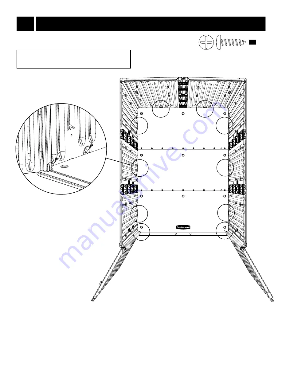 Rubbermaid 5L30 Assembly Instructions Manual Download Page 22