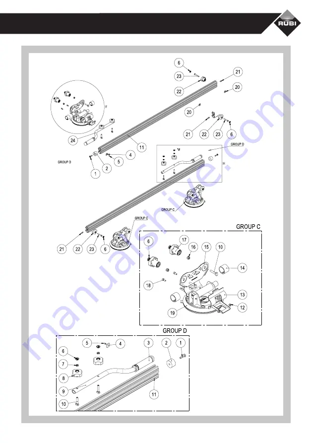 Rubi Slab Trans Heavy Duty Скачать руководство пользователя страница 25