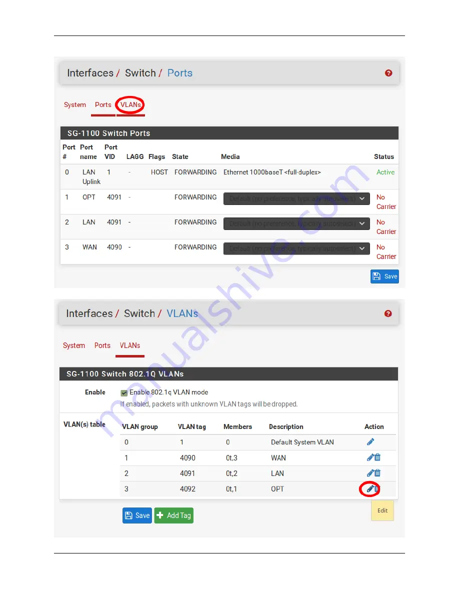 Rubicon netgate SG-1100 Manual Download Page 32