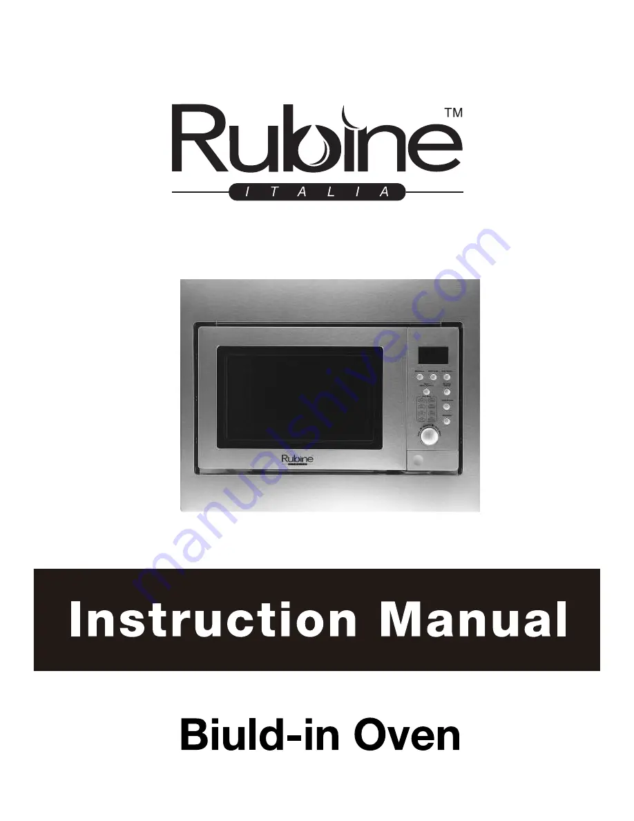 Rubine MMW-BIGBELLA2-28SS Instruction Manual Download Page 1