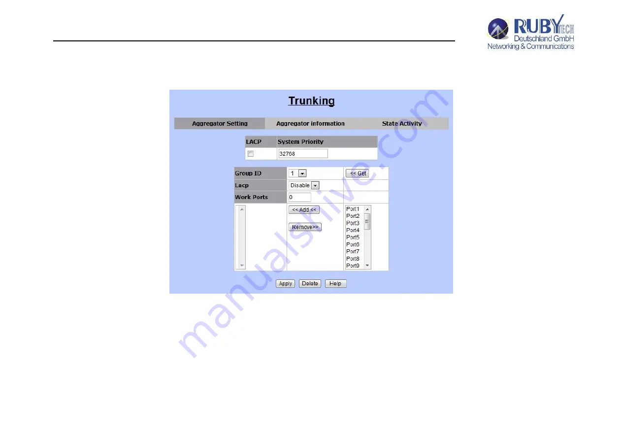 Ruby Tech VS-2400S User Manual Download Page 168