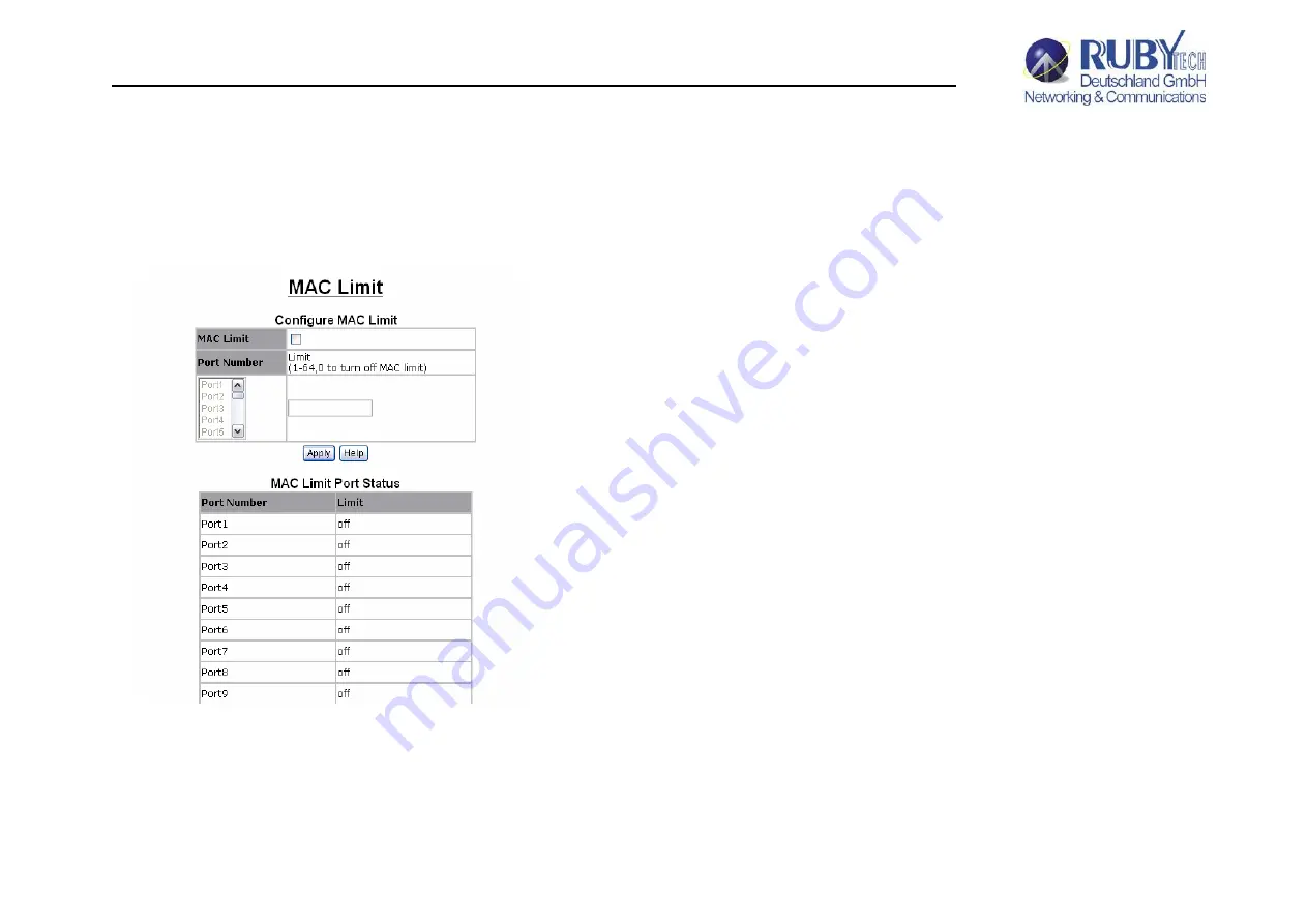 Ruby Tech VS-2400S User Manual Download Page 185