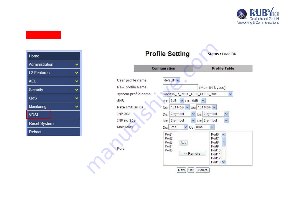 Ruby Tech VS-2400S User Manual Download Page 201