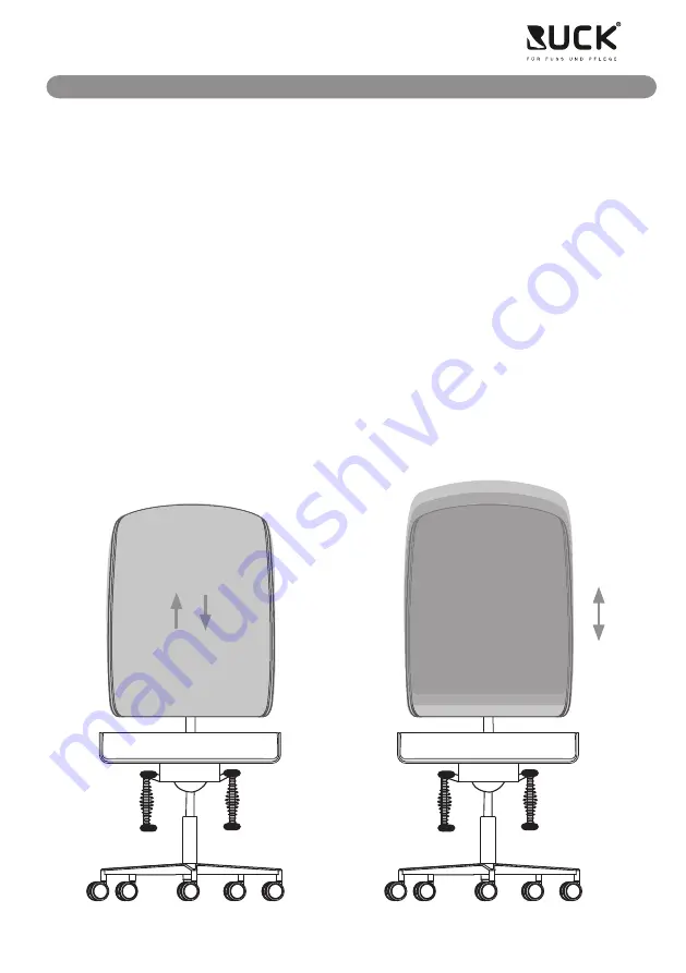 Ruck PODOLOGSTOOL BIOSWING Operating Instructions Manual Download Page 11