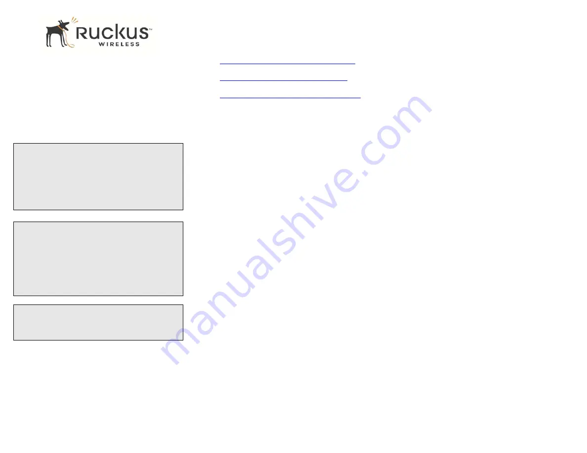 Ruckus Wireless Fiber Node Скачать руководство пользователя страница 1