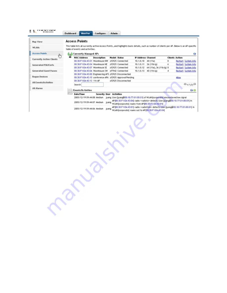 Ruckus Wireless Wireless ZoneDirector Скачать руководство пользователя страница 36