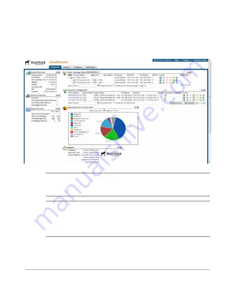 Ruckus Wireless ZoneDirector 3000 Скачать руководство пользователя страница 45