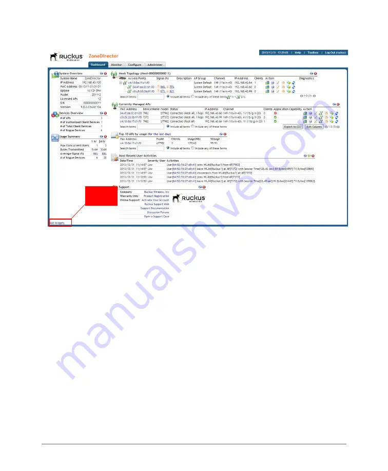 Ruckus Wireless ZoneDirector 3000 Скачать руководство пользователя страница 48