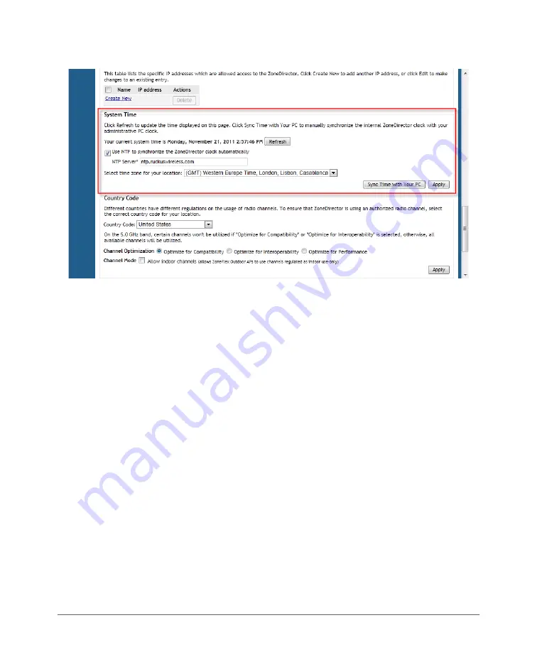 Ruckus Wireless ZoneDirector 3000 User Manual Download Page 74