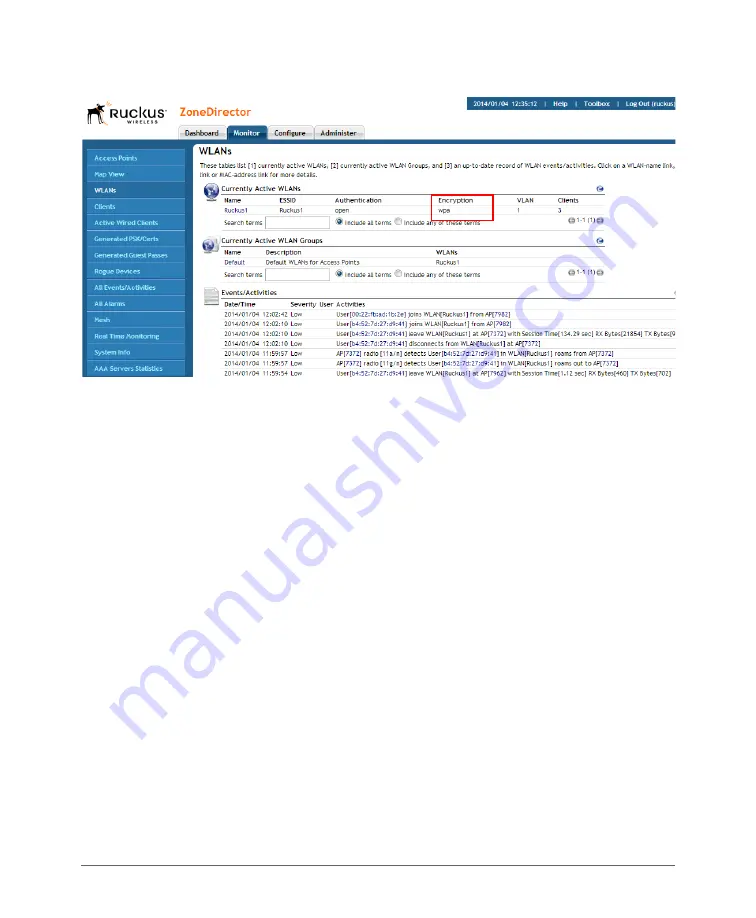 Ruckus Wireless ZoneDirector 3000 Скачать руководство пользователя страница 193