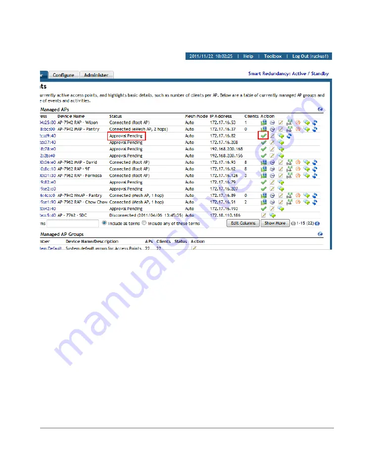 Ruckus Wireless ZoneDirector 3000 Скачать руководство пользователя страница 230