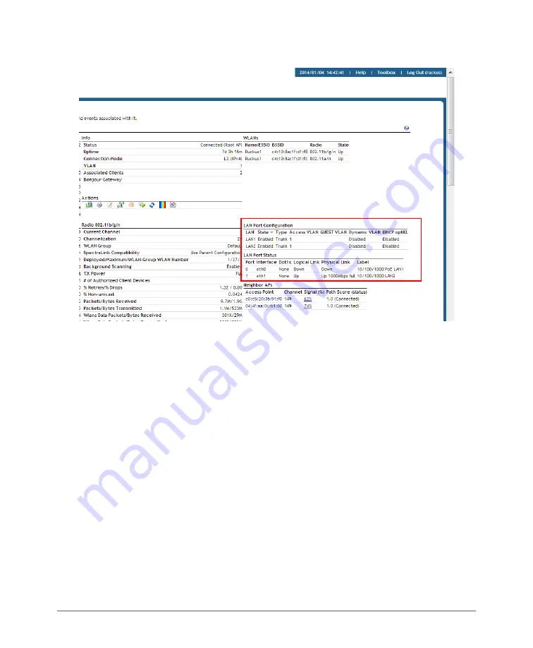 Ruckus Wireless ZoneDirector 3000 Скачать руководство пользователя страница 247