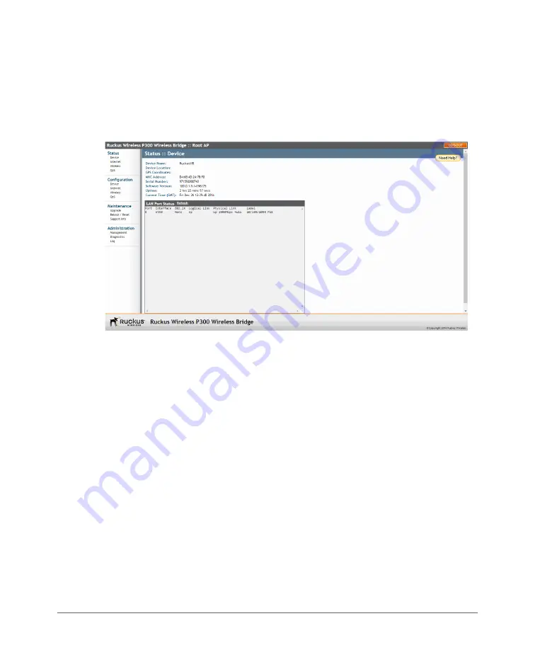 Ruckus Wireless ZoneFlex P300 User Manual Download Page 55