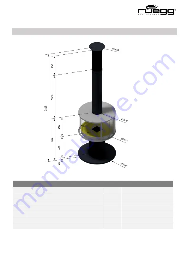 ruegg SURPRISE Installation And Operating Instructions Manual Download Page 55