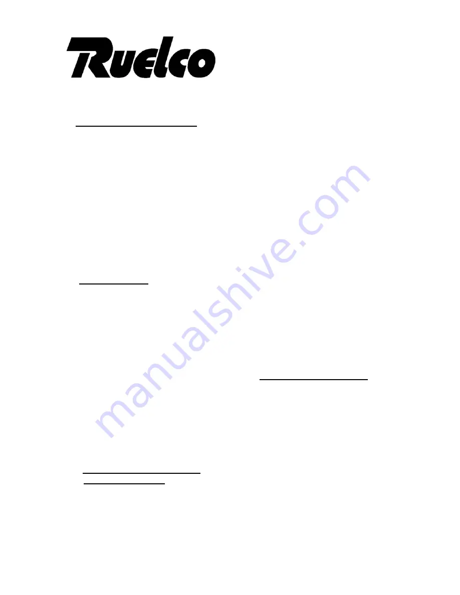 Ruelco RQ-2 Operation Manual Download Page 1