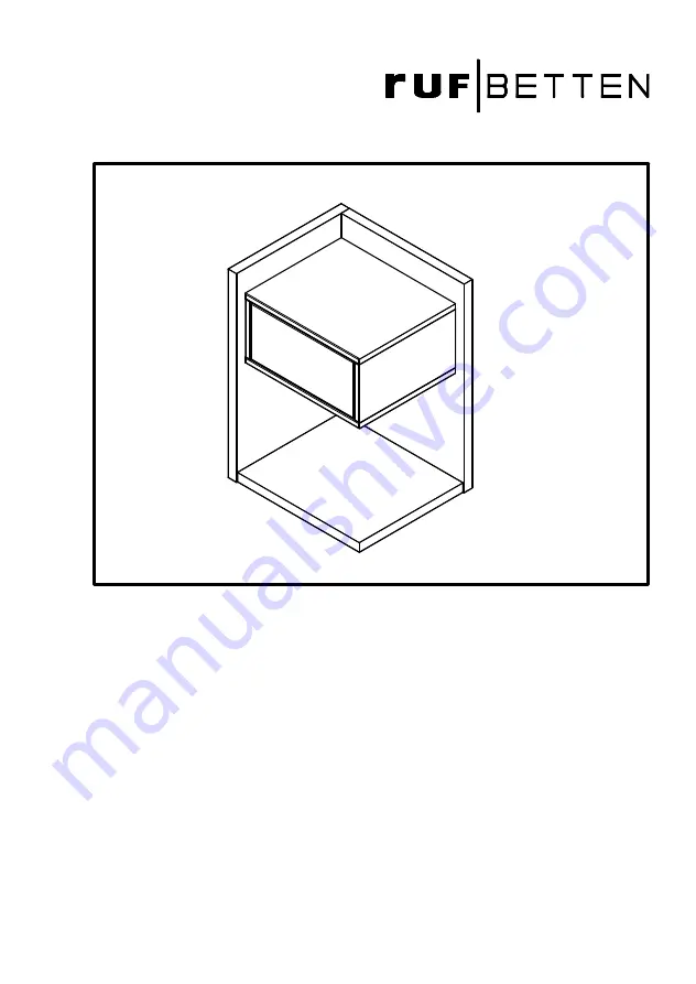 RUF Betten NT Corner Assembly Instructions Manual Download Page 1