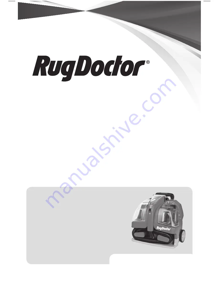 RugDoctor 93300 series User Manual Download Page 2