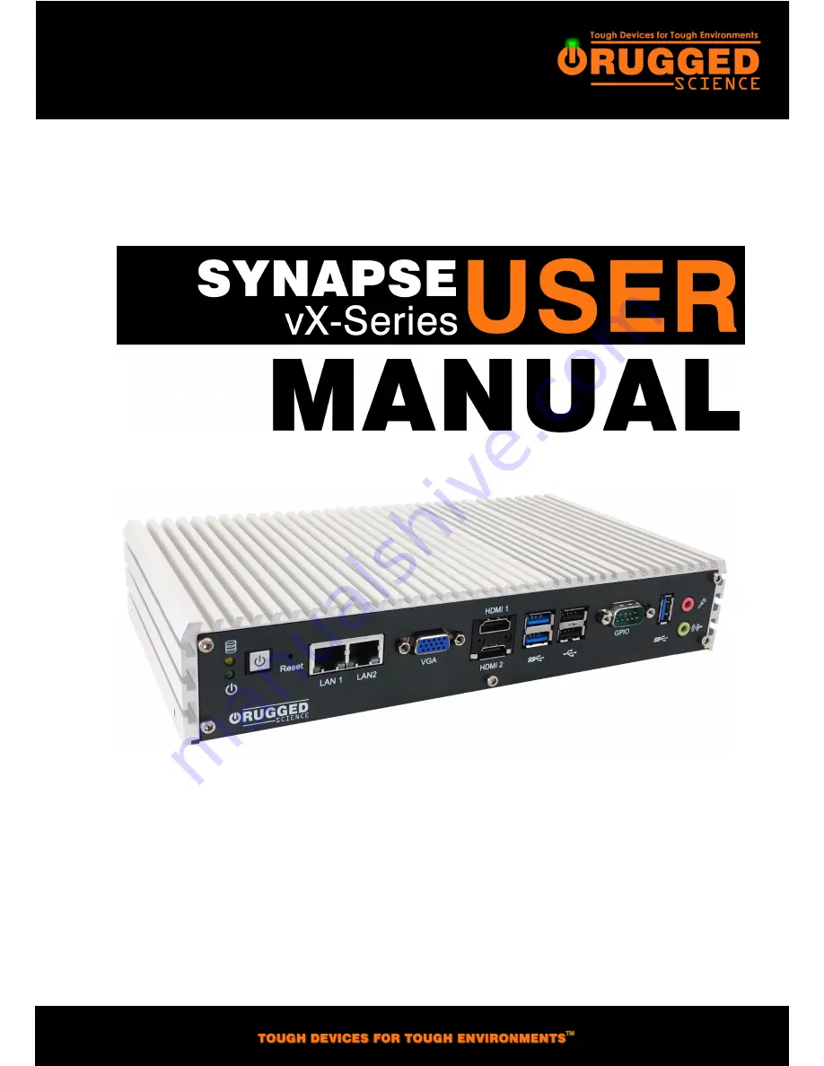 Rugged Science Synapse v2000 Скачать руководство пользователя страница 1