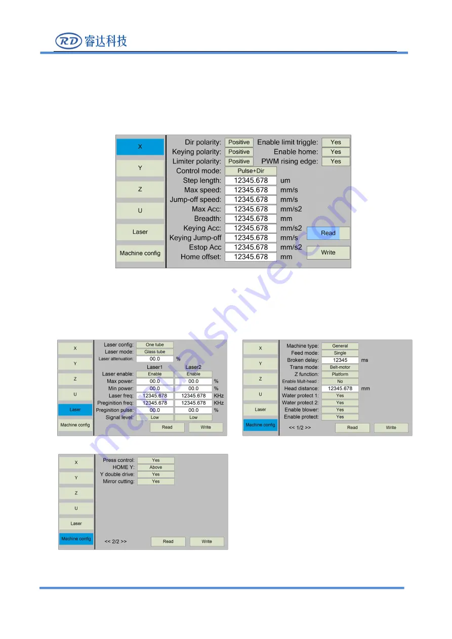 Ruida Technology RDC6445G Manual Download Page 46