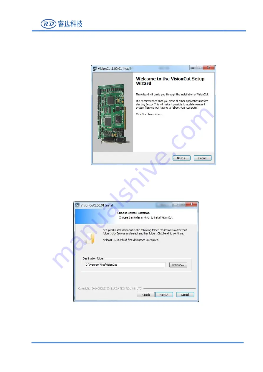 Ruida Technology RDV3040-PCI Operation Manual Download Page 20