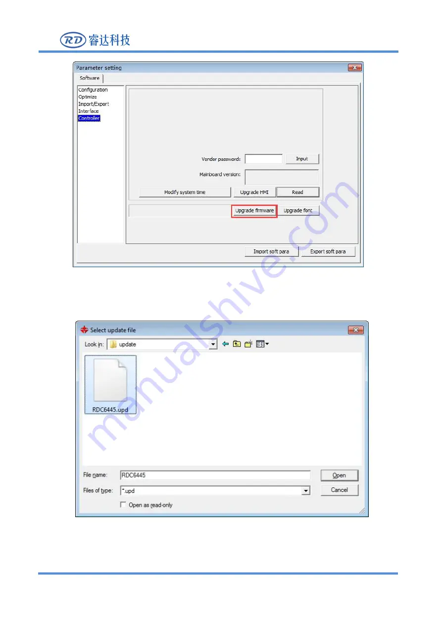 RuiDa RDC6445GT5 Hardware User Manual Download Page 63