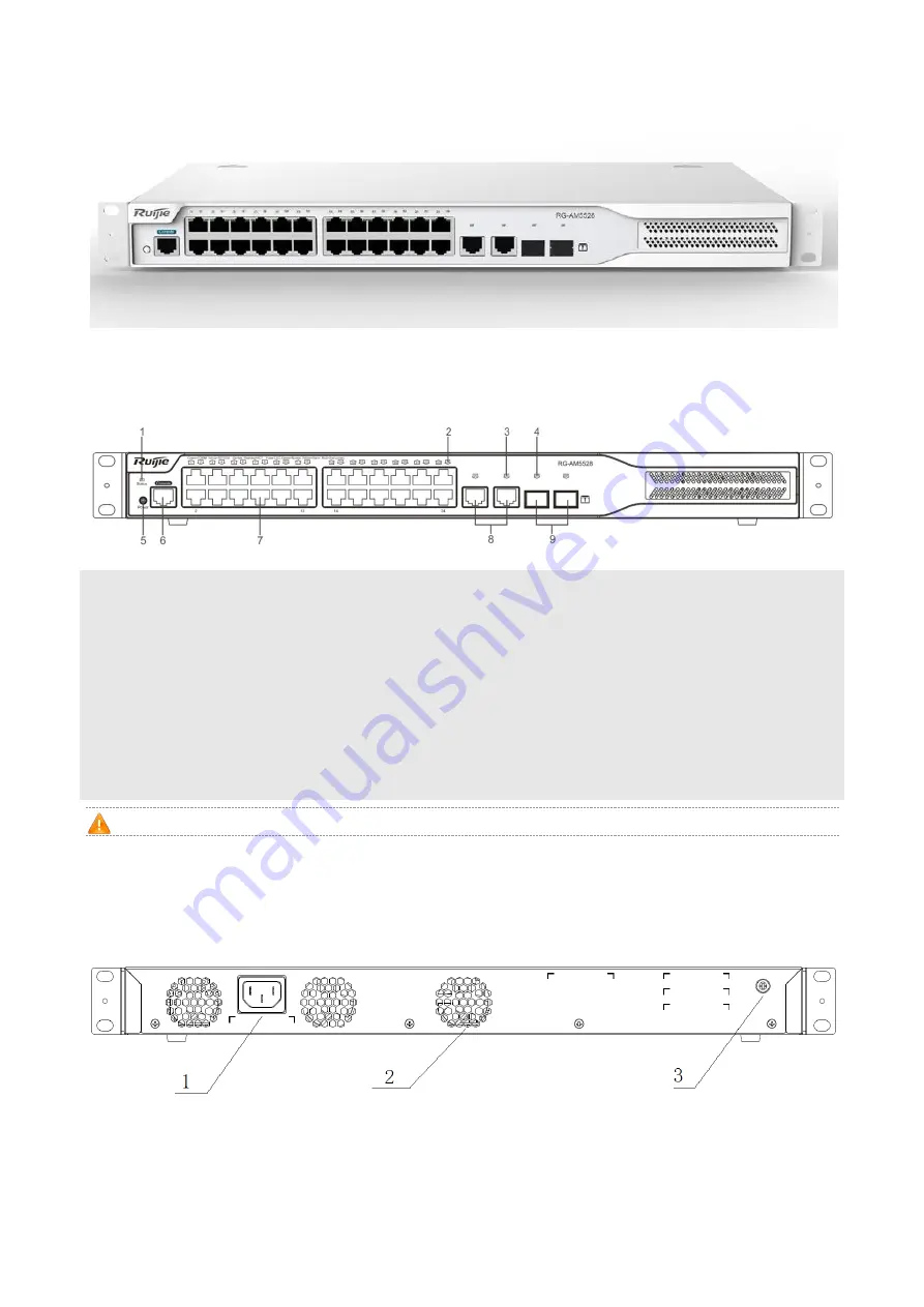 Ruijie Networks RG-AM5528 Series Скачать руководство пользователя страница 6