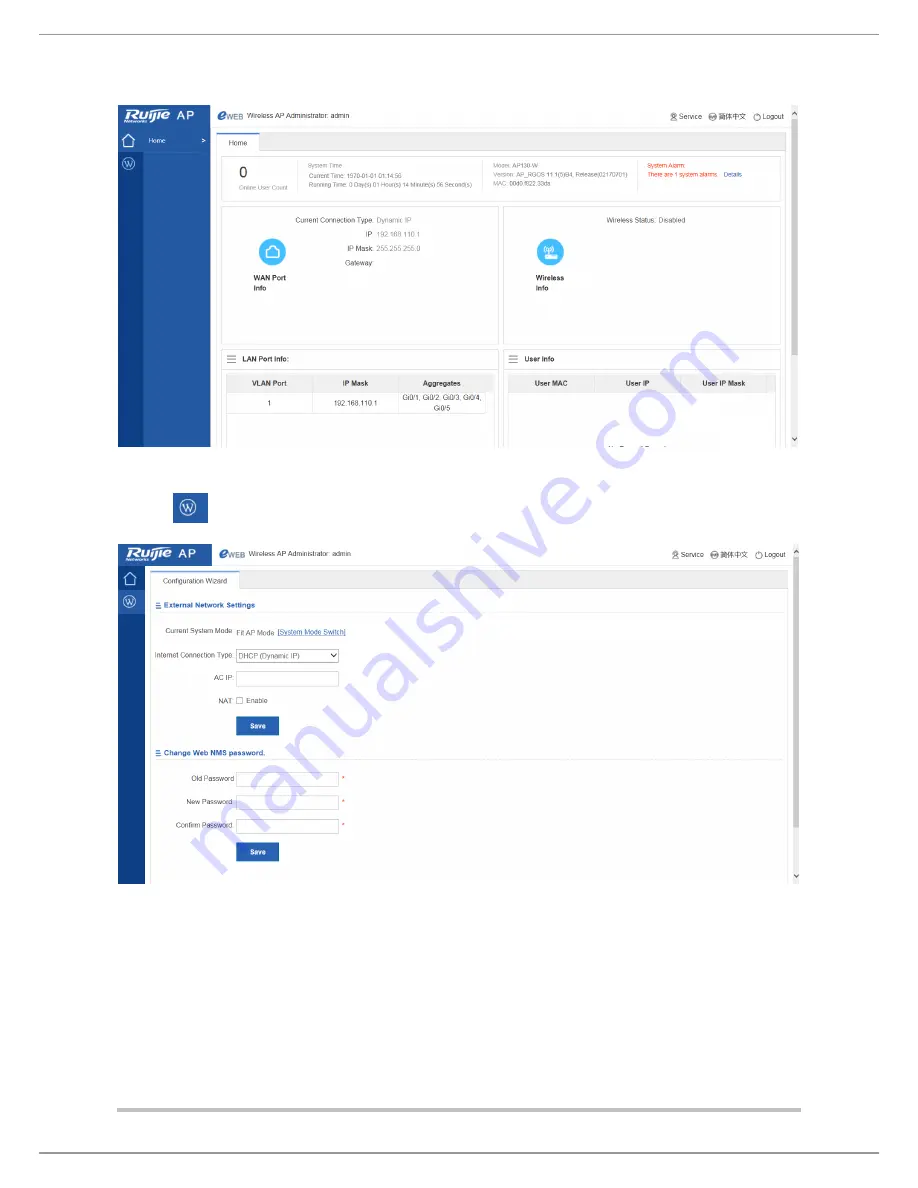 Ruijie Networks RG-AP130-W Скачать руководство пользователя страница 10