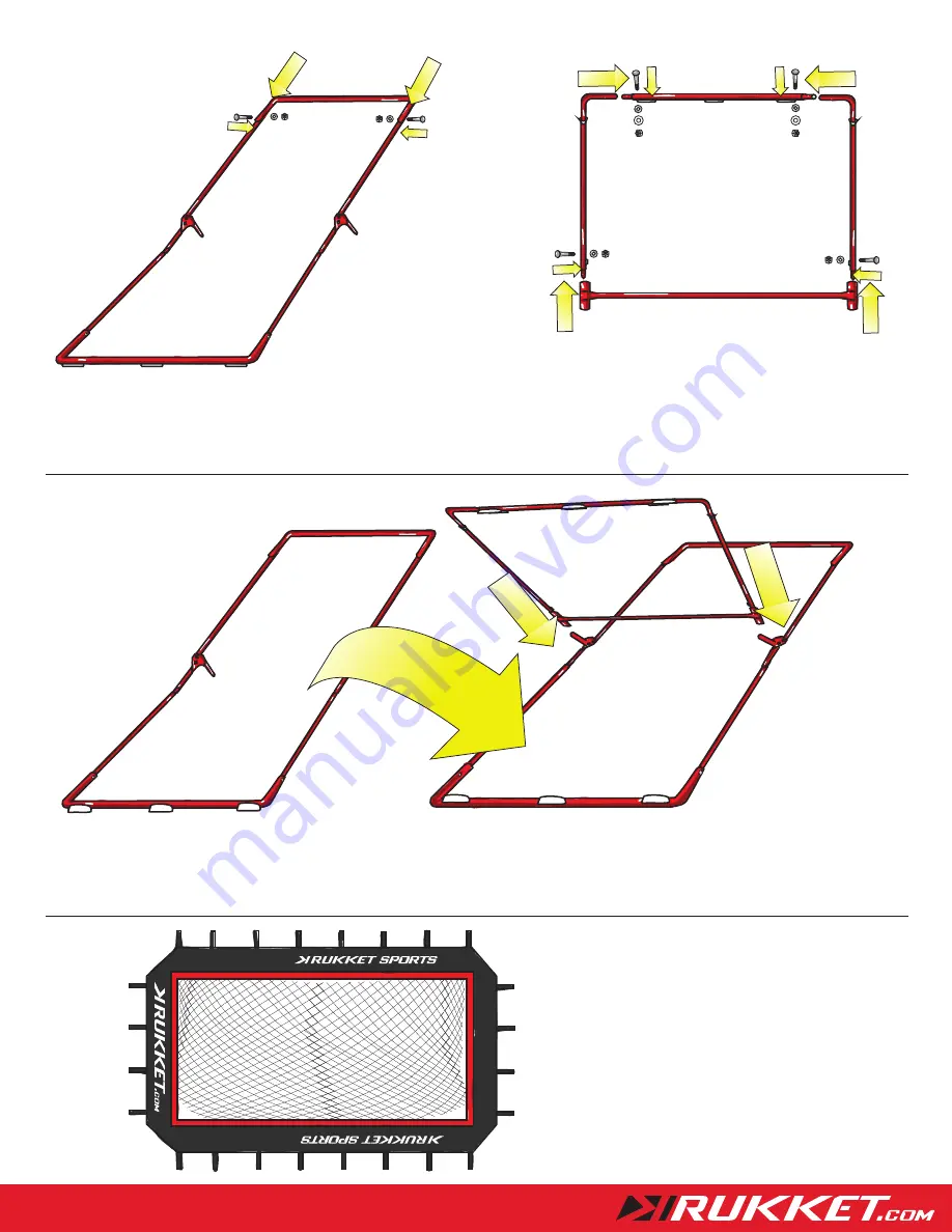 Rukket FAT BOY REBOUNDER Assembly Instructions Download Page 3