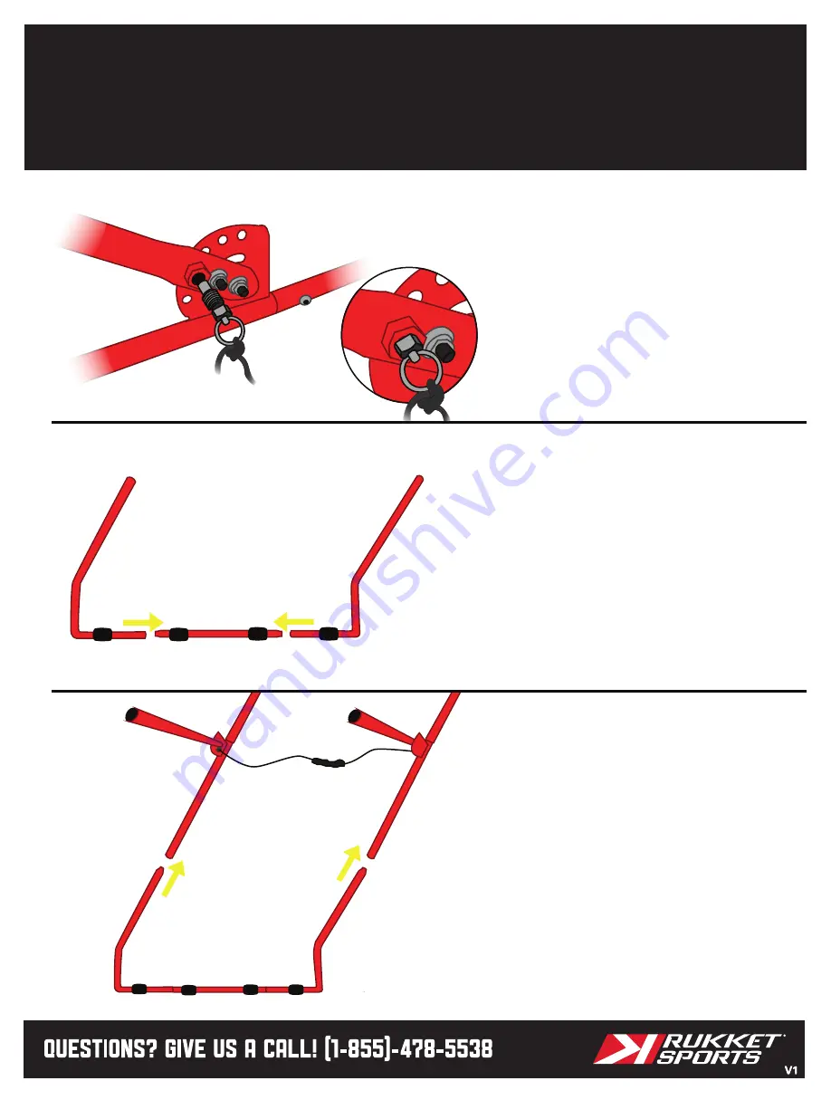 Rukket Rebounder Pro Assembly Instructions Manual Download Page 3