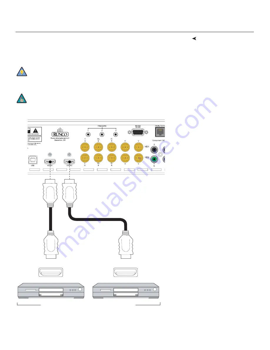 Runco CINEWIDETM VX-3000D Скачать руководство пользователя страница 57