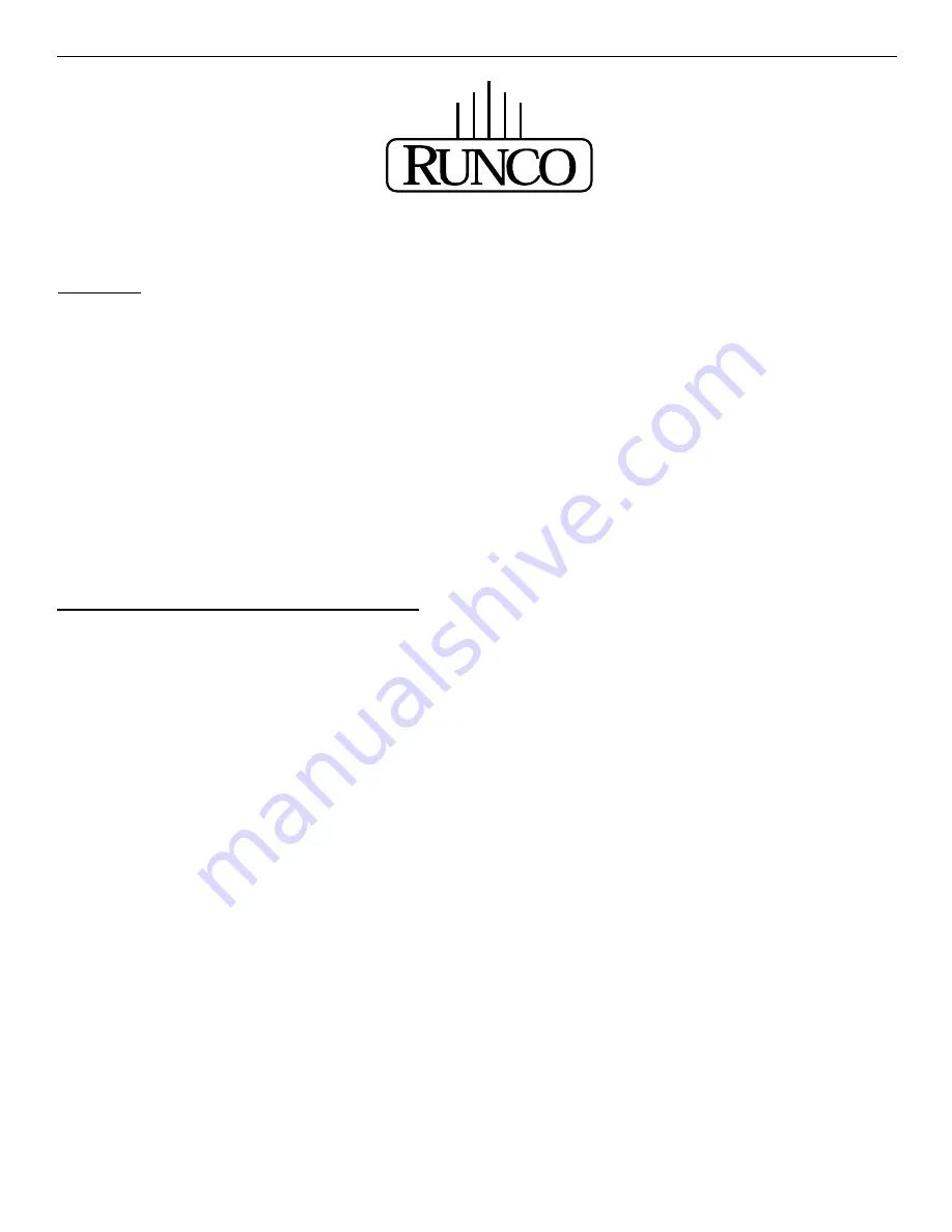 Runco DTV-992 ULTRA Owner'S Operating Manual Download Page 52